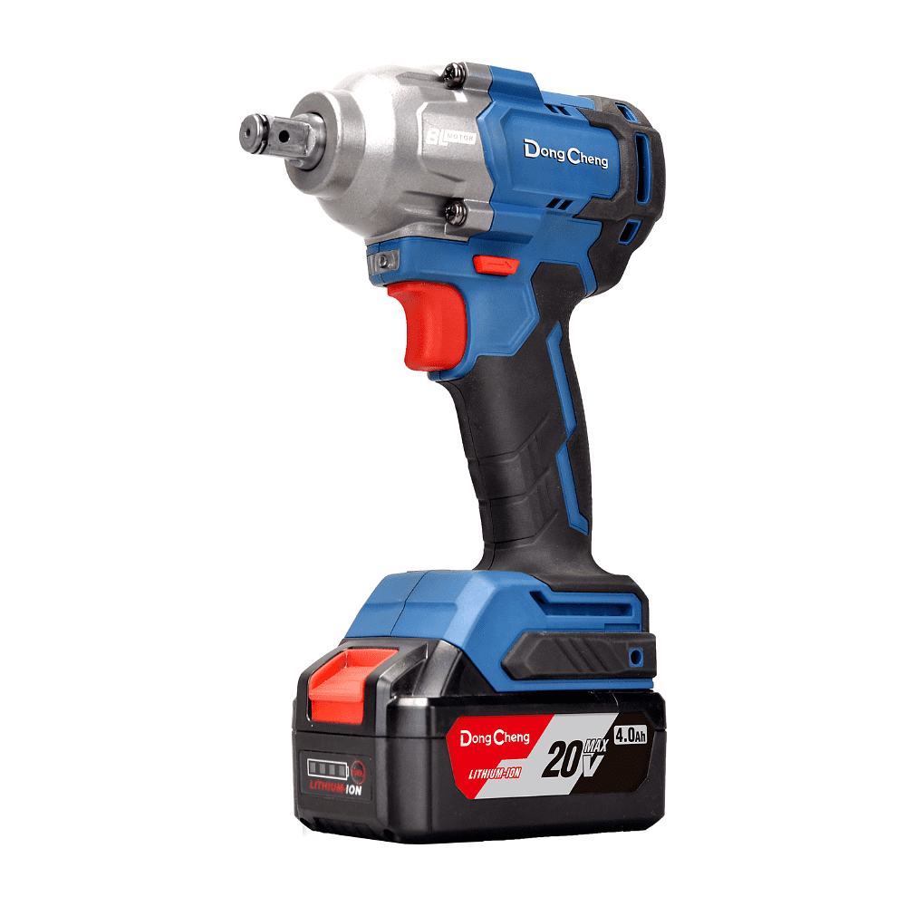 Аккумуляторный гайковерт DongCheng DCPB488 (TYPE EM), 20 В, 488 Нм, 2 АКБ, 4 Ач, З/У 2 А