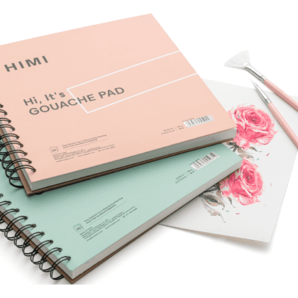 Скетчбук "Himi", 21.6x21.6 см, 160 г/м2, 50 листов, зелёный - 8