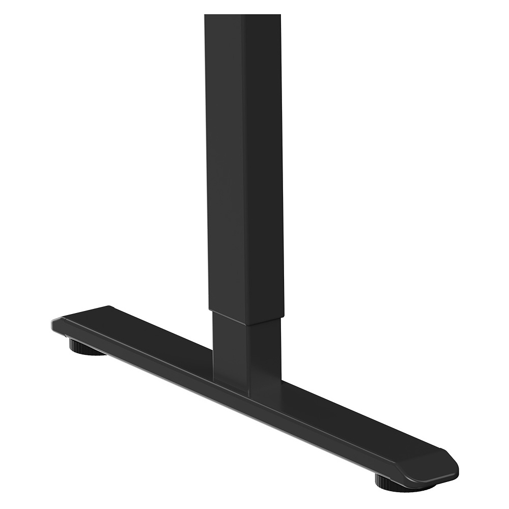Стол с электроприводом WellDesk Prime 1300x675х18 черный/дуб термо черно-коричневый (9191461+9178193) - 8