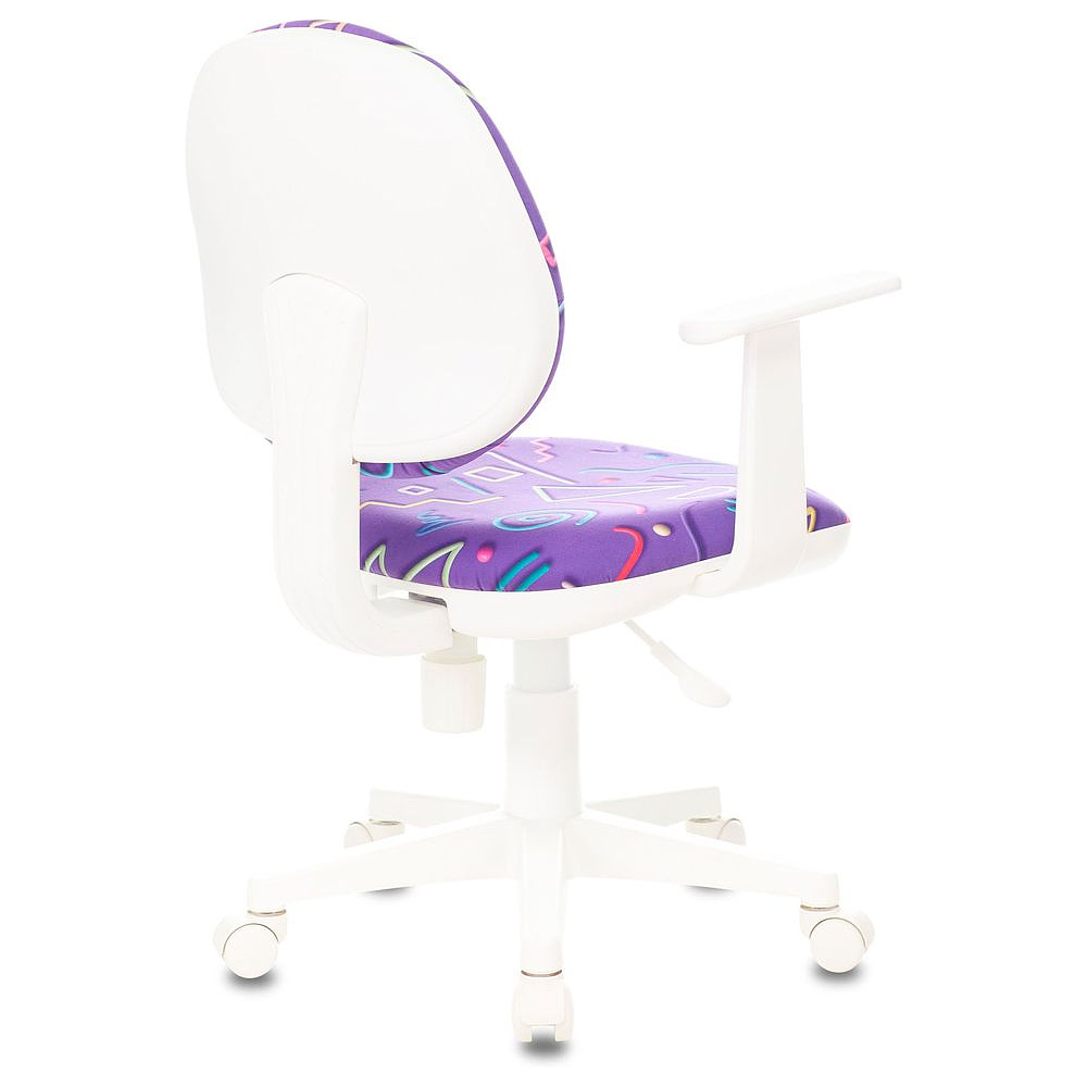 Кресло детское Бюрократ CH-W356AXSN, ткань, пластик, фиолетовый - 4