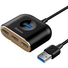 USB-хаб Baseus Square Round 4in1 (CAHUB-AY01)
