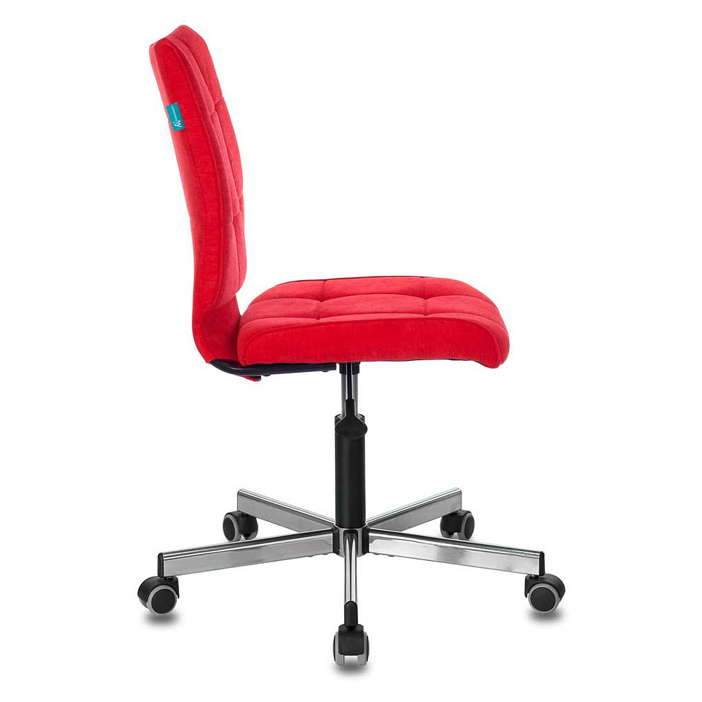 Кресло для персонала "Бюрократ СH-330M/LT", ткань, металл, красный - 3