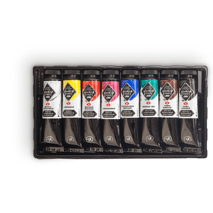 Краски акриловые Мастер Класс, 8 цвет, 18 мл. - 4