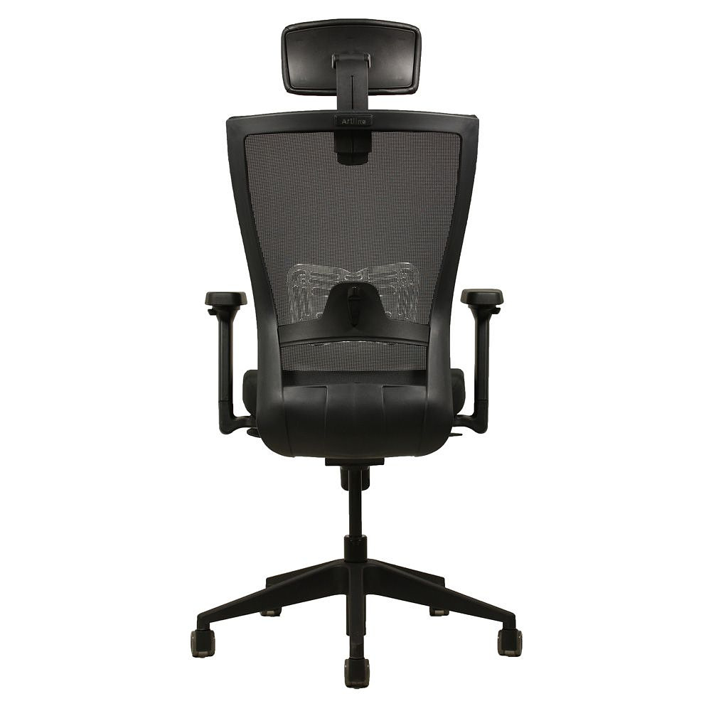 Кресло для руководителя "Art line", ткань, пластик, черный - 4