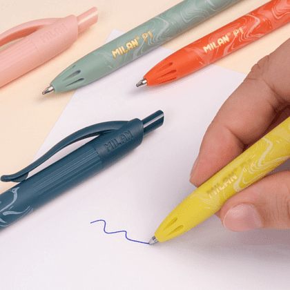 Ручка шариковая автоматическая "P1 Lava", 1 мм, ассорти, стерж. синий - 3