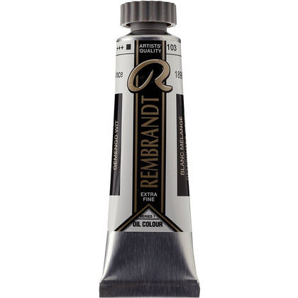 Краски масляные "Rembrandt", 103 белила смешанные, 15 мл, туба