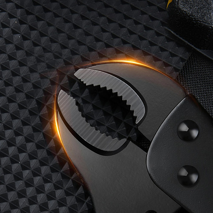 Клещи зажимные "Deli", 250 мм, черный, серый - 5