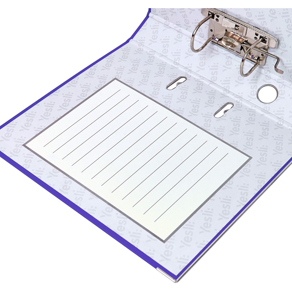 Папка-регистратор "Yesli:", А4, 50 мм, ПВХ Эко, фиолетовый - 8
