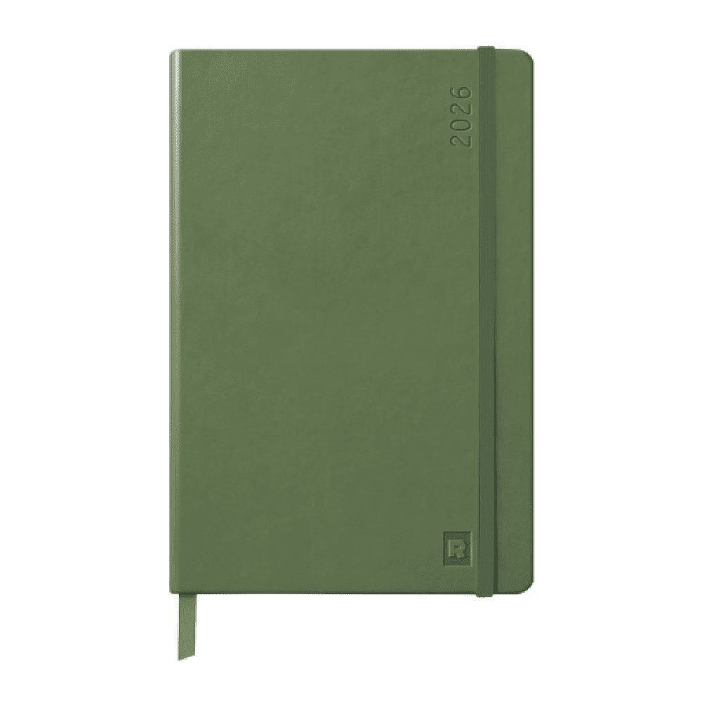 Еженедельник датированный "Rhodia", 80 листов, зеленый, 2026