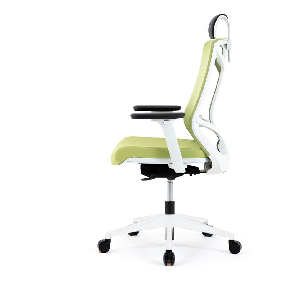 Кресло для руководителя "Nature II Slider", пластик, ткань, зеленый - 3