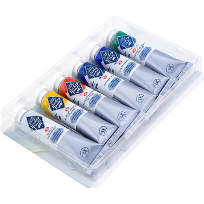 Краски темперные "Мастер Класс базовые цвета", набор 6 цветов, тубы - 4