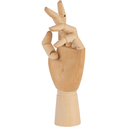 Манекен рука "Сонет" женская левая, деревянный, 25 см - 2