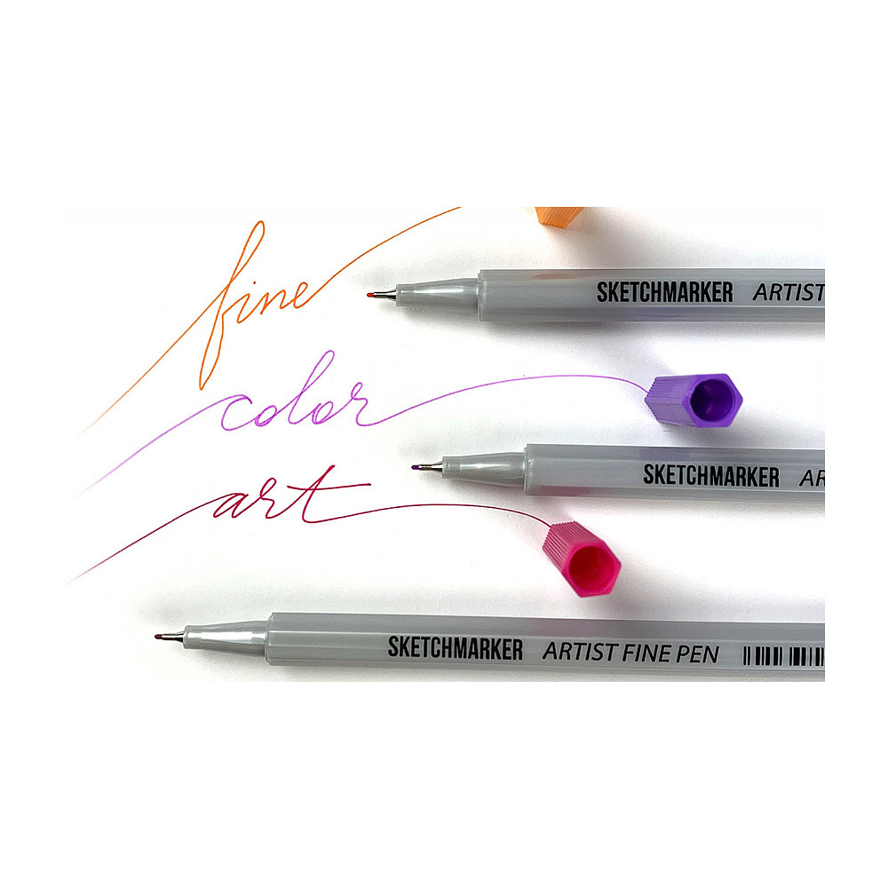 Ручки капиллярные "Sketchmarker. Dark colors", 6 шт. - 3