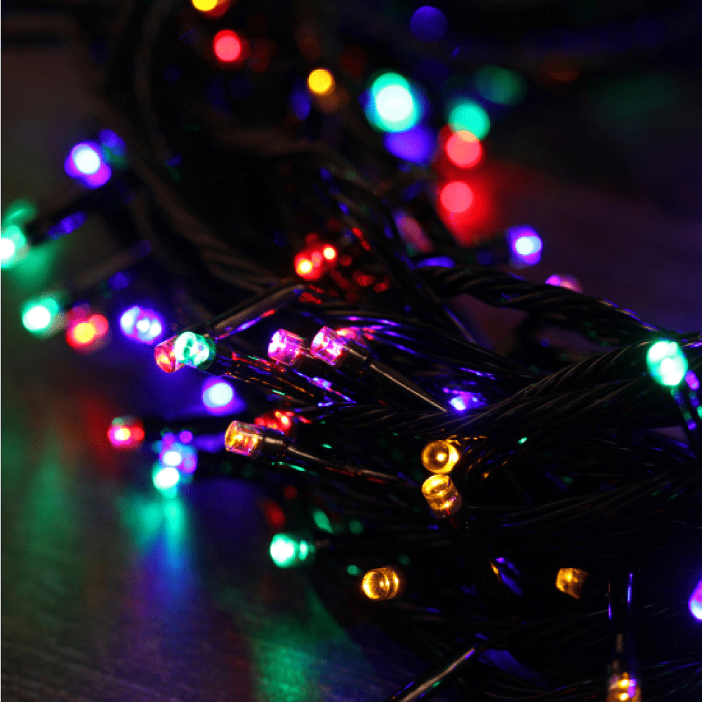 Гирлянда электрическая LED "Нить", 22 м, мультиколор - 3