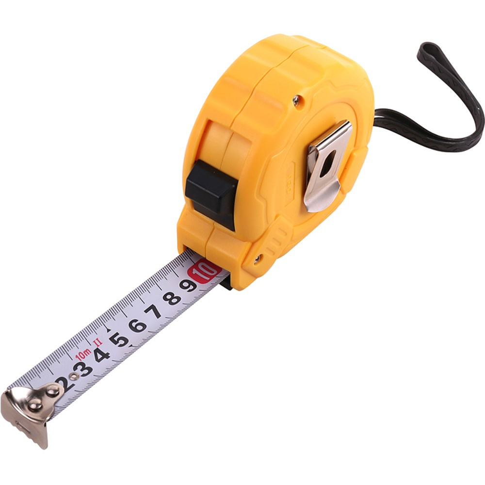 Рулетка Deli YS EDL9010B, 10 м х 25 мм, желтый - 3