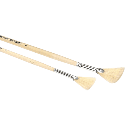 Кисть для рисования "Невская Палитра", щетина, веерная, №4