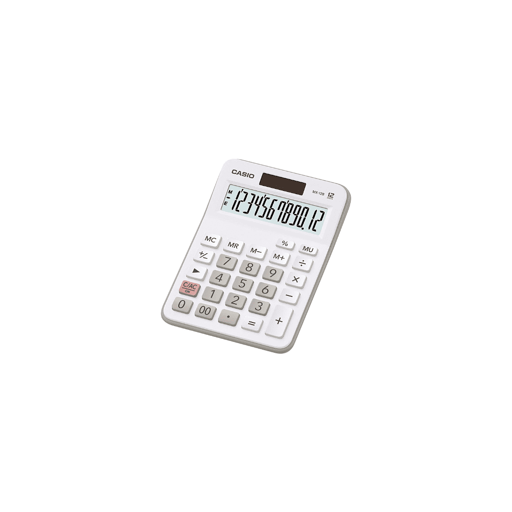 Калькулятор настольный Casio "MX-12B", 12-разрядный, черный - 2