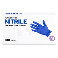 Перчатки нитриловые неопудренные одноразовые, р-р M , 100 шт./уп., фиолетовый