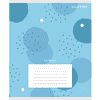 Тетрадь "Круги (Универсальная плашка)", А5, 12 листов, клетка, скоба сбоку, ассорти - 3