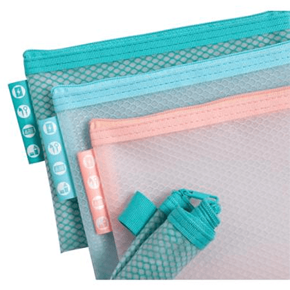 Папка конверт на молнии "Chromaline Pastel", А6, ассорти