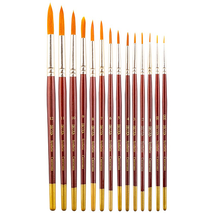 Кисть "Decola", синтетика, круглая, №11 - 3