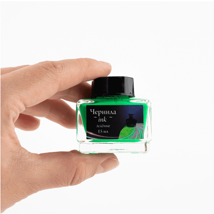 Чернила для рисования и каллиграфии "Малевичъ", неоновые, 15 мл, зеленый - 3