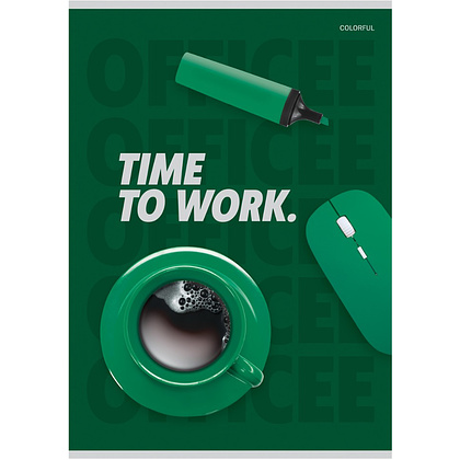 Тетрадь "Office", А4, 80 листов, клетка, ассорти - 4