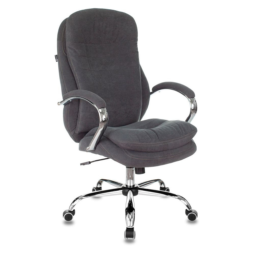 Кресло руководителя "Бюрократ T-9950SL Fabric", ткань, металл, серый