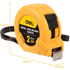 Рулетка Deli YS EDL9002B, 2 м х 13 мм, желтый, черный - 3