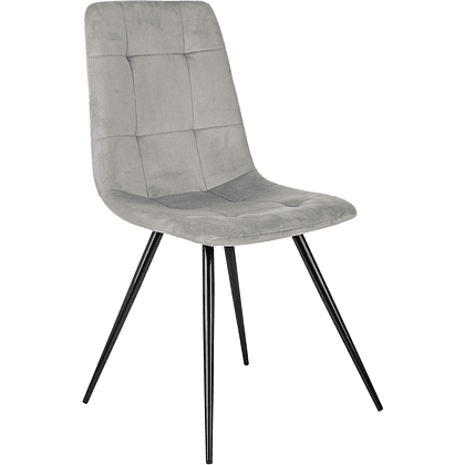 Стул Бюрократ "CH-K1_4", ткань, светло-серый, металл, комплект 4 штуки - 2