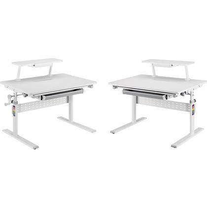 Стол Ergosmart E601S GREY, 900х600х(540-760) мм - 6