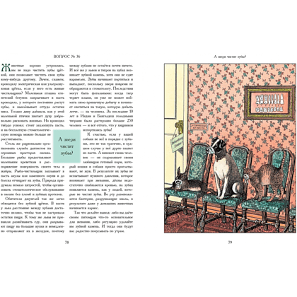 Книга "А звери чистят зубы?.. и другие вопросы директору зоопарка", Хеннинг Визнер, иллюстрации Гюнтера Маттеи - 4