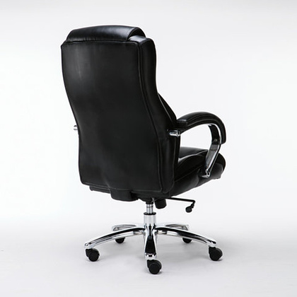 Кресло для руководителя BRABIX "Premium Status HD-003", экокожа, металл, черный - 5