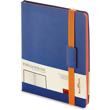 Ежедневник недатированный "Leggenda", А5, синий