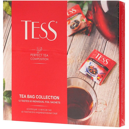 Набор чая "Tess", 60 пакетиковx1.7 г, ассорти