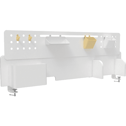 Полка Ergosmart Wooden Space, 1150х382 мм, с подставкой для книг