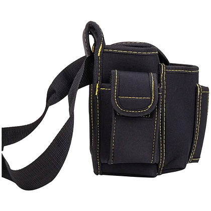 Сумка для инструментов поясная Deli YS EDL-P4, 220х140х200 мм, ткань Oxford, черный - 9