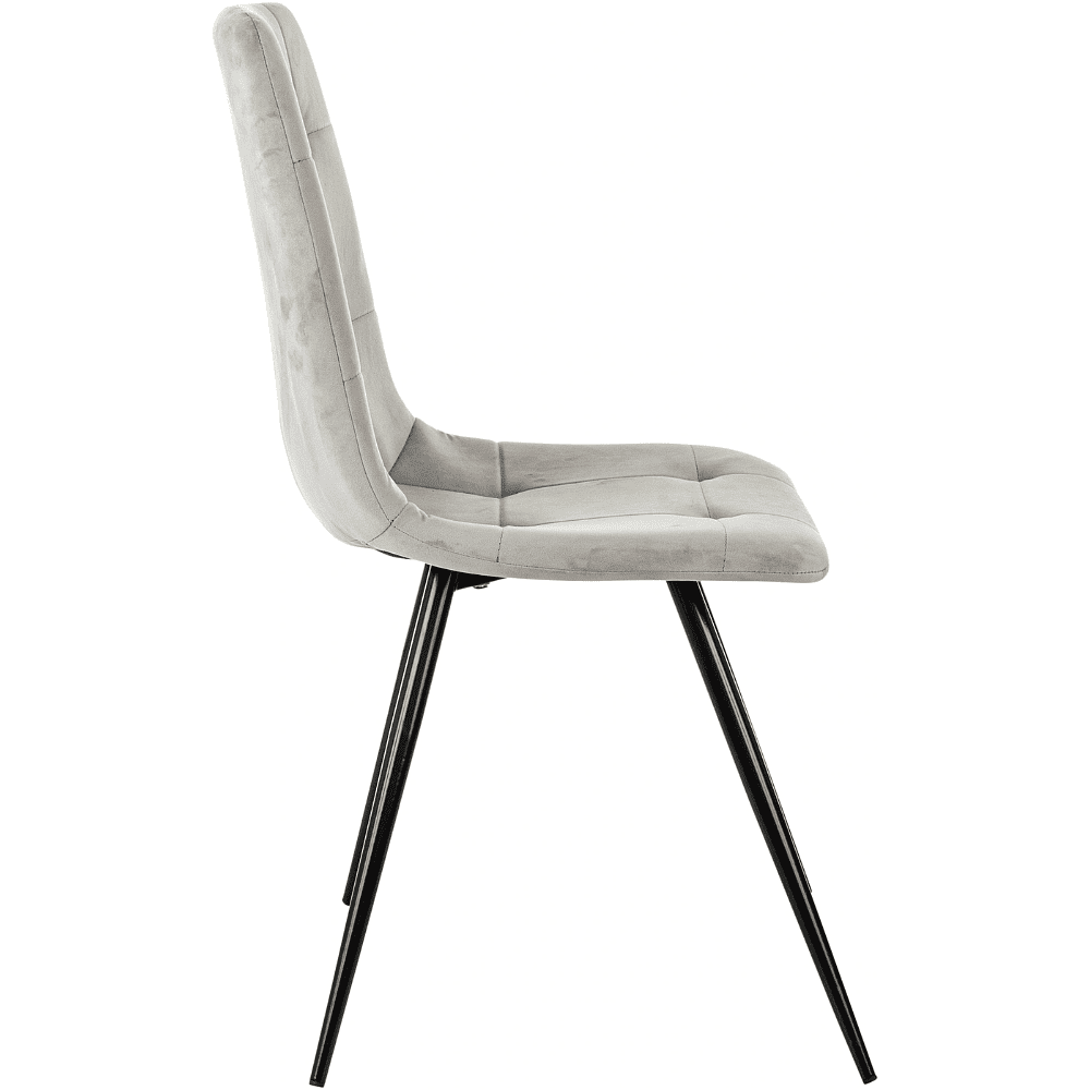 Стул Бюрократ "CH-K1_4", ткань, светло-серый, металл, комплект 4 штуки - 5