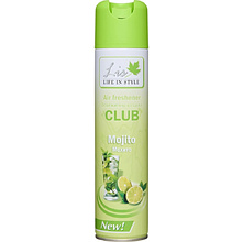 Освежитель воздуха LIS club, аэрозоль, Мохито, 300 мл