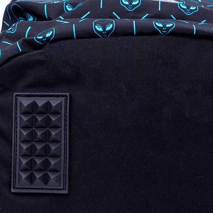 Рюкзак школьный "Neon Ufo", черный  - 6