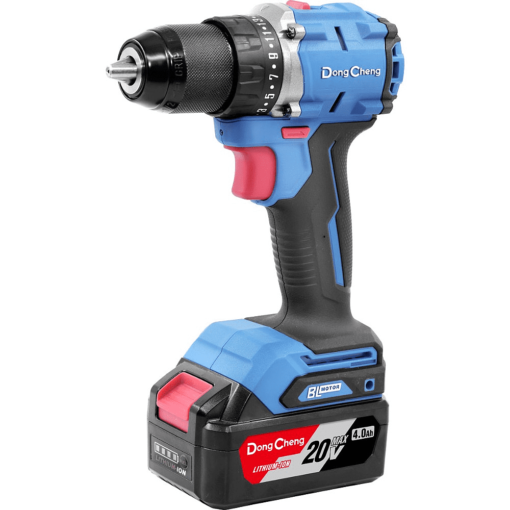 Аккумуляторная дрель-шуруповерт DongCheng DCJZ2060 (TYPE Z), 20 В, без аккумулятора и зарядного устройства