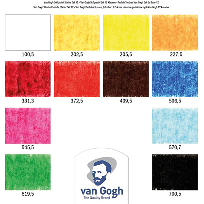 Набор мягкой пастели "Van Gogh", начальный, 12 цветов - 3
