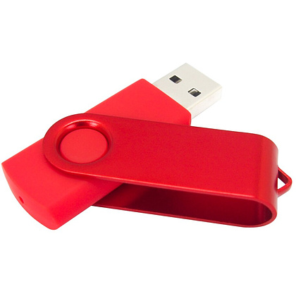 USB Flash накопитель 2.0 16 Gb VDF-008 СС, пластик, металл, красный - 2