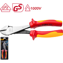 Бокорезы "Deli", 180 мм, красный, желтый