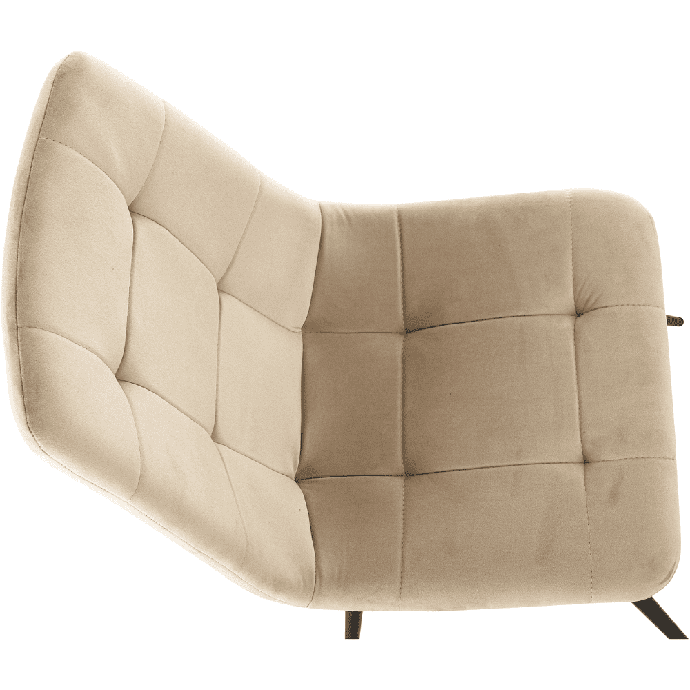 Стул Бюрократ "CH-K1_4", ткань, бежевый, металл, комплект 4 штуки - 6