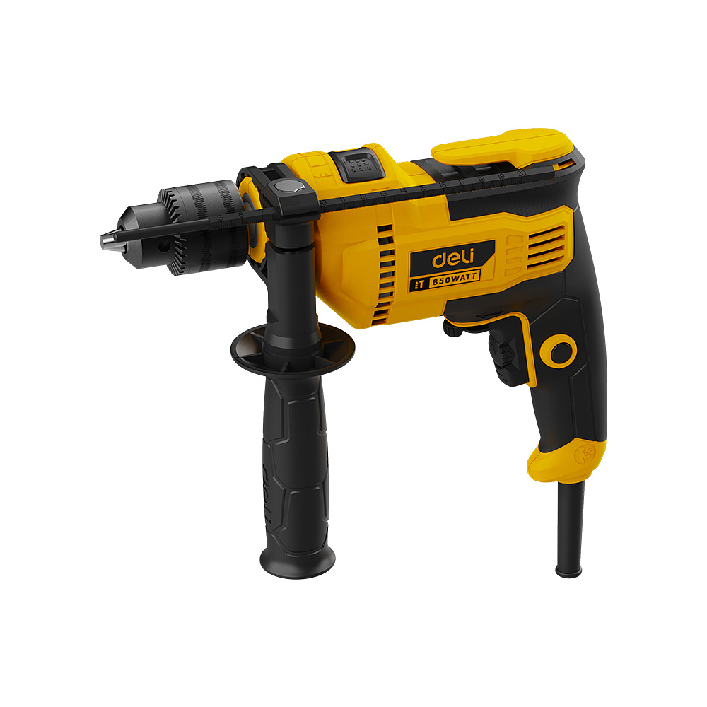 Дрель Deli YS EDL-CZ13-E5 Ударная 650 Вт, 3000 об/мин, 1 скорость 
