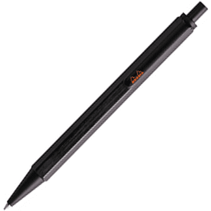 Ручка шариковая Rhodia "scRipt", 0.7 мм, черный, стерж. черный