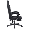 Кресло игровое BRAVE WS-5-1 Wong Black, ткань, черный - 3
