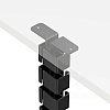 Кабель-канал вертикальный Ergo Cabel R BLACK, черный - 3