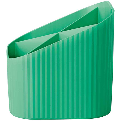Подставка для канцелярских мелочей "Re-X-LOOP", зеленый - 2